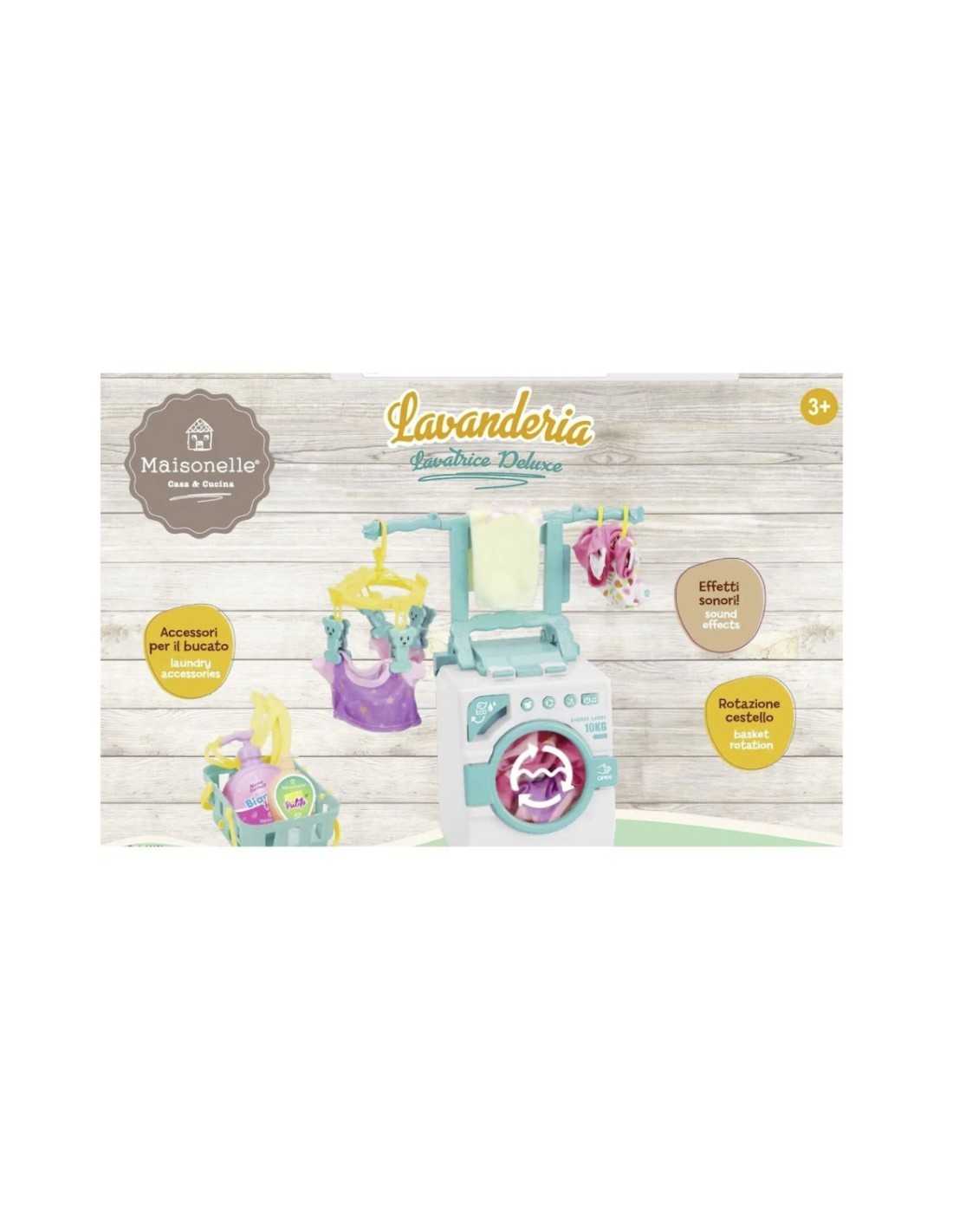 LAVATRICE GIOCATTOLO DELUXE MAISONELLE CON SUONI E LUCI