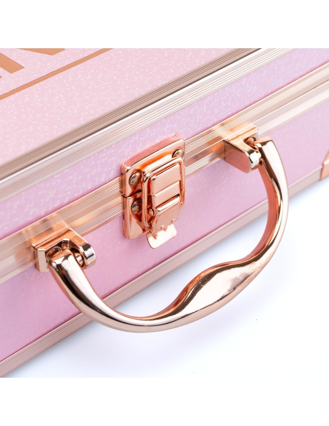 PINKIT Make Up Travel Case – Valigetta Trucco Bambina con Specchio e Accessori