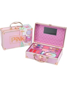 PINKIT Make Up Travel Case – Valigetta Trucco Bambina con Specchio e Accessori
