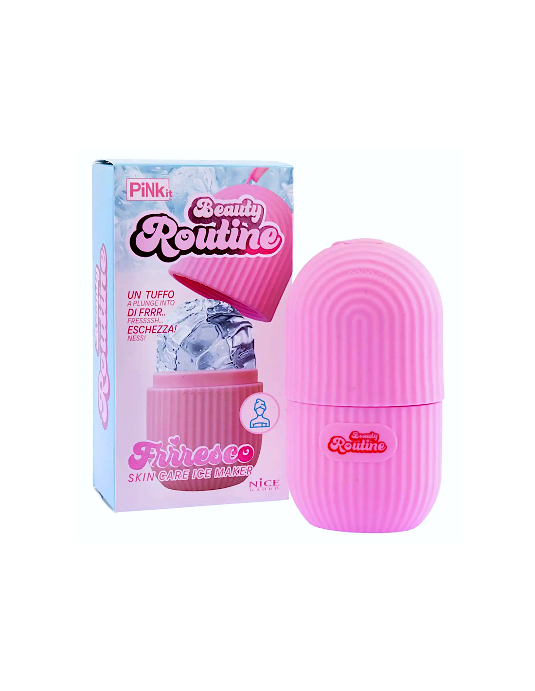 Skin Care Ice Maker – Rullo di Ghiaccio Rinfrescante per Viso e Collo