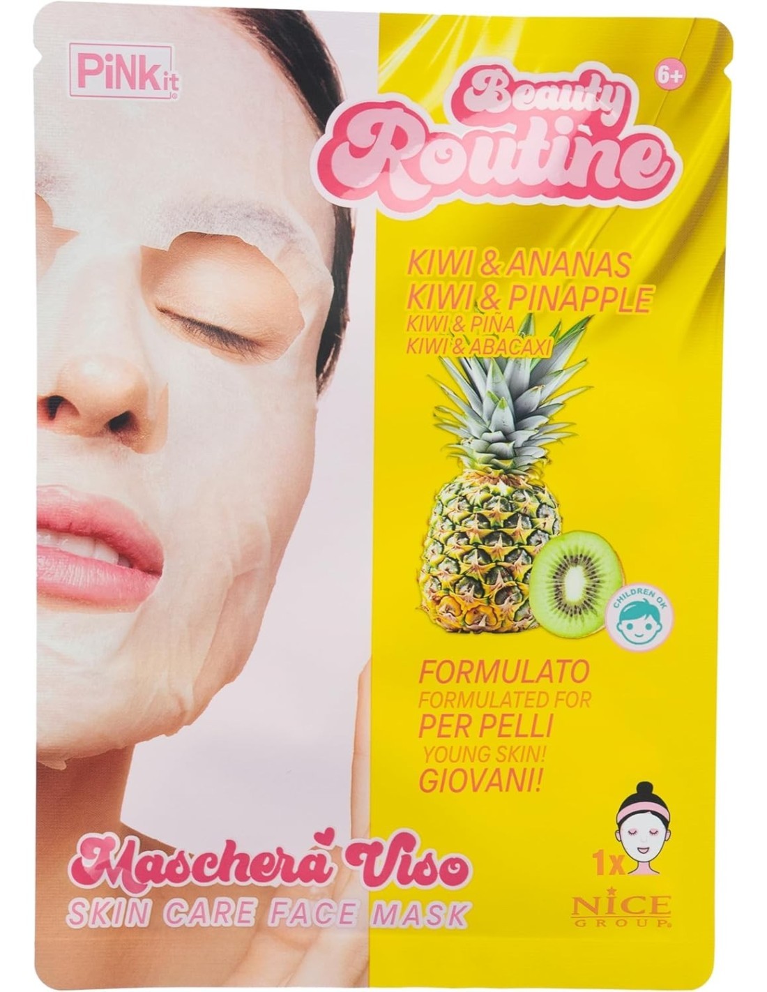 Skin Care Maschera Viso Assortita – Idratante, Illuminante e Rinfrescante per Tutti i Tipi di Pelle