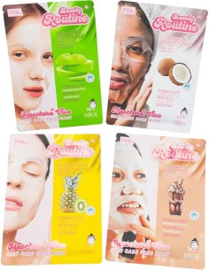 Skin Care Maschera Viso Assortita – Idratante, Illuminante e Rinfrescante per Tutti i Tipi di Pelle