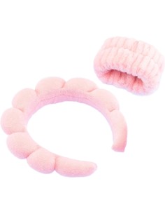 Beauty Routine – SPA Accessori Skincare con Cerchietto e Polsini 2