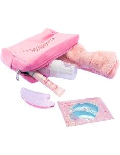Beauty Routine – Skin Care Essential Set con Pochette Rosa e Accessori 2