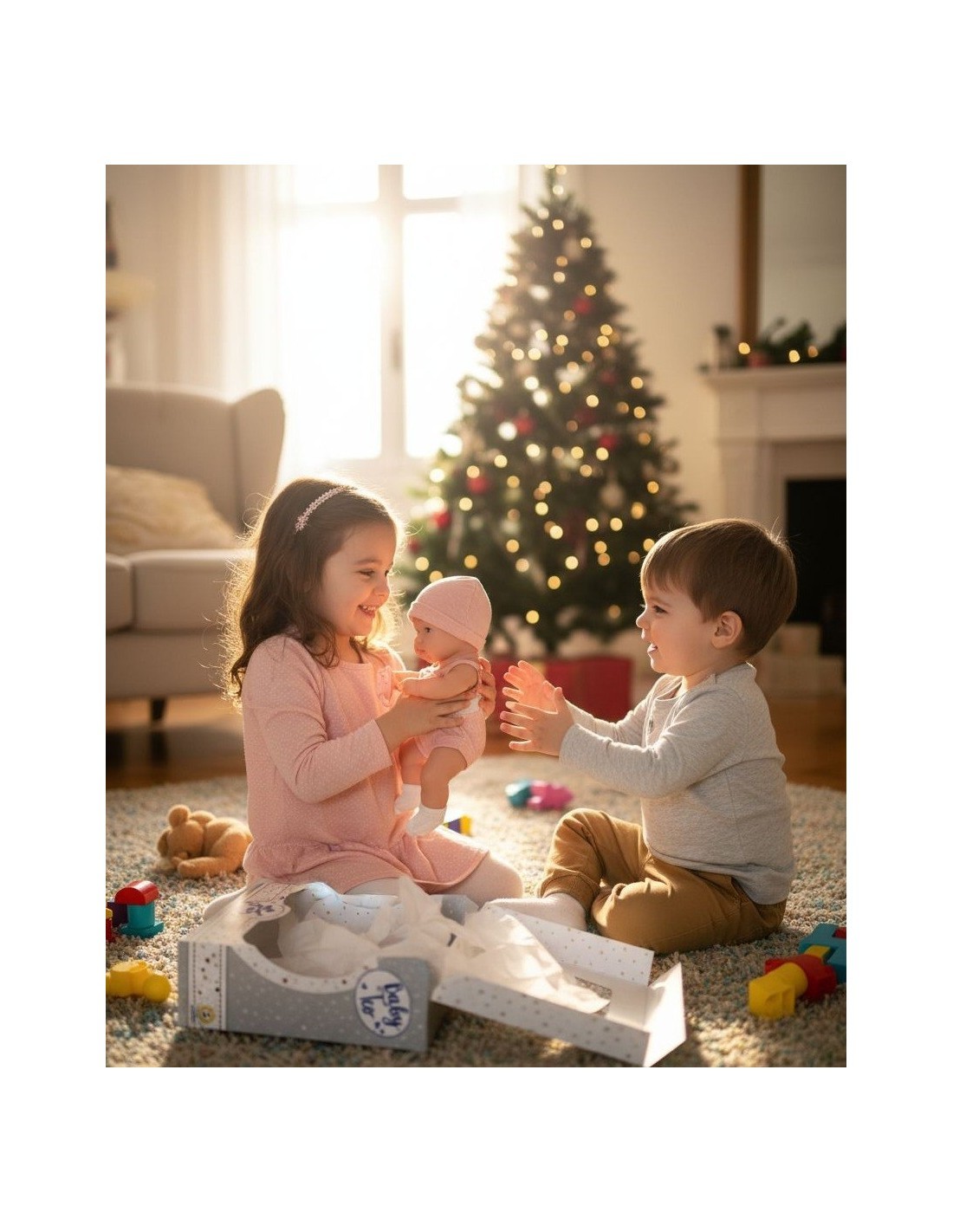 BABY TEO - NEONATO IN VINILE 30CM,  GIOCO BAMBINI