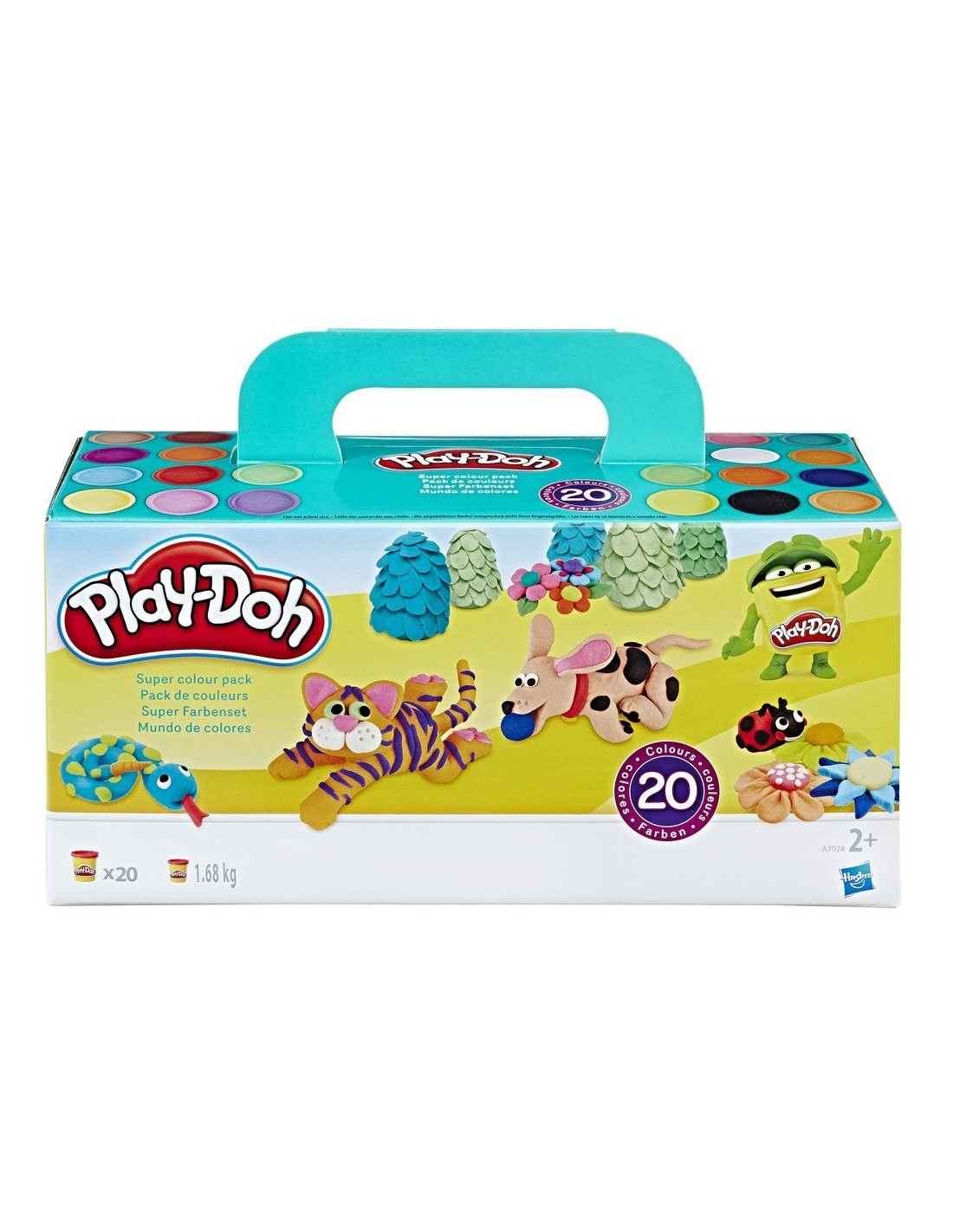 PLAYDOH SET 20 BARATTOLI A7924 su TreG Ingrosso