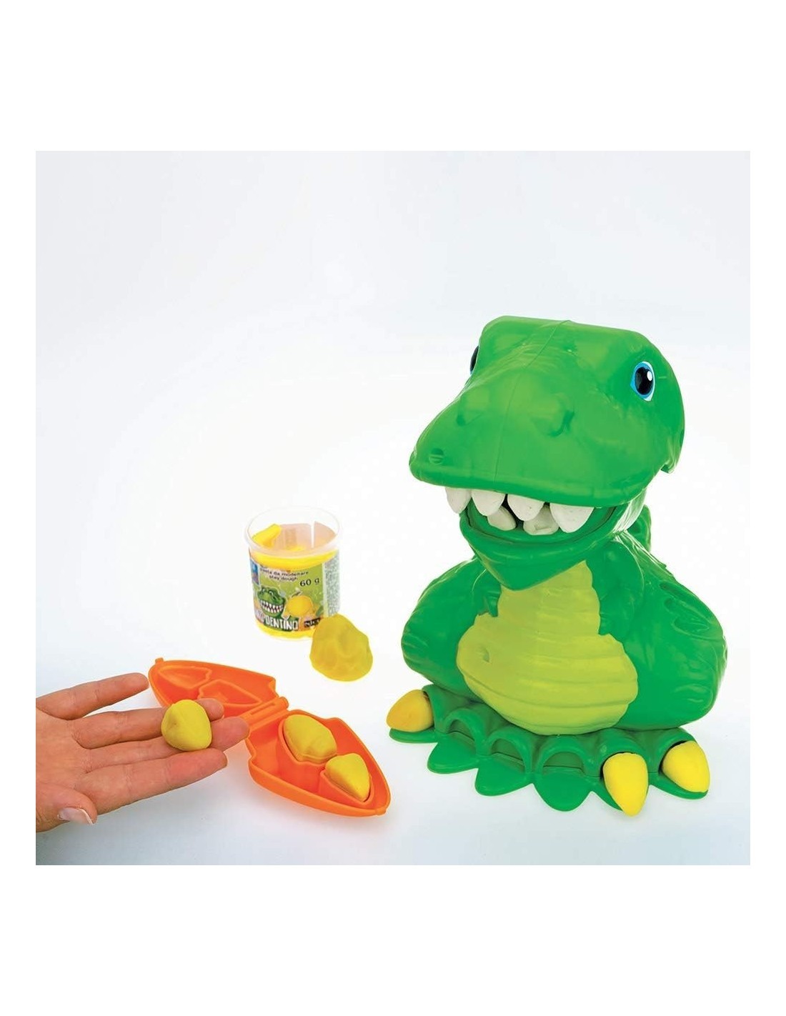 Creadò' Dino Dentino Set, Pasta Modellabile, Stampini e Accessori, Nice Group