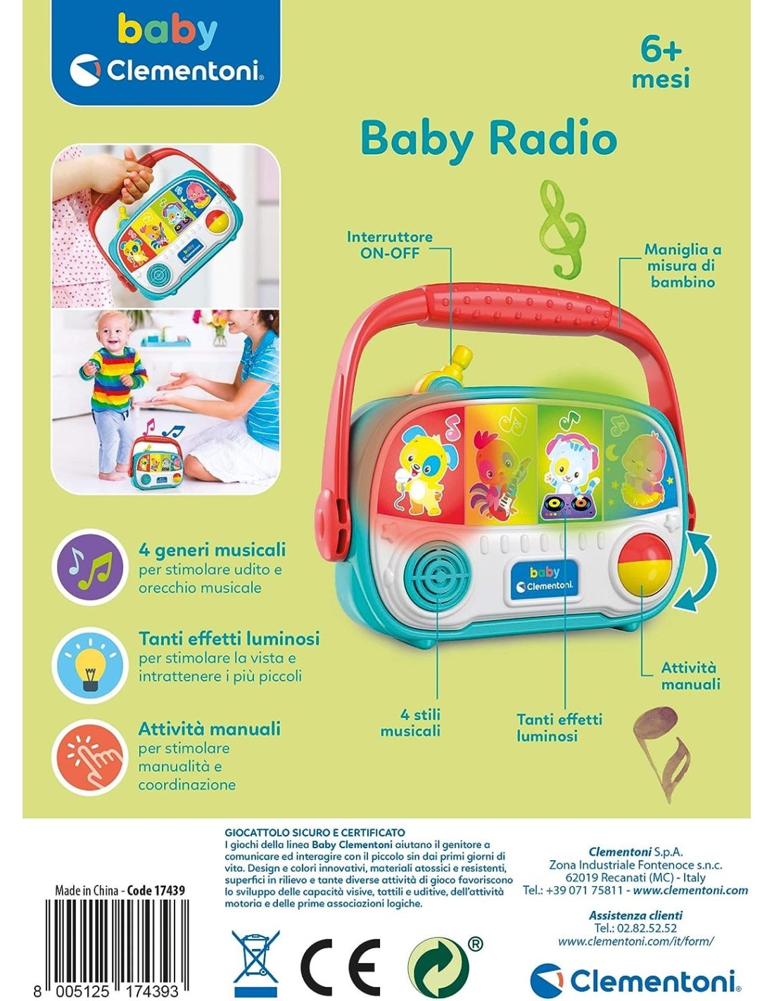 BABY 17439 RADIO LUCI&SUONI su TreG Ingrosso