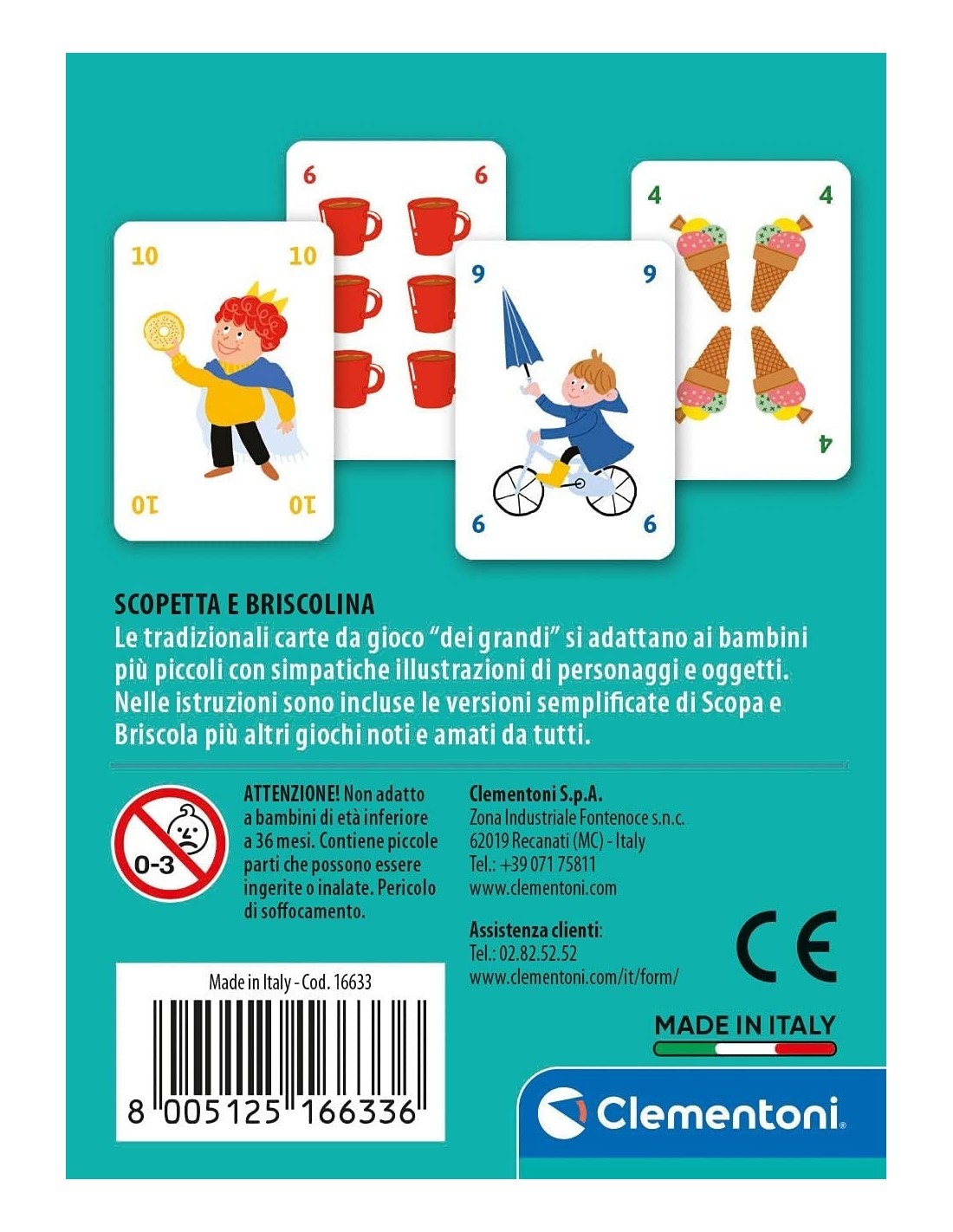 GIOCO CARTE 16633 SCOPETTA BRISCOLINA su TreG Ingrosso