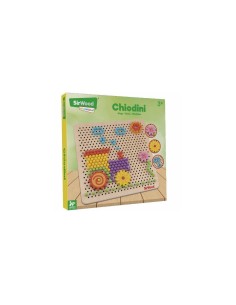 LEGNOLAND 41605 CHIODINI 280PZ CON BASE LEGNO su TreG Ingrosso