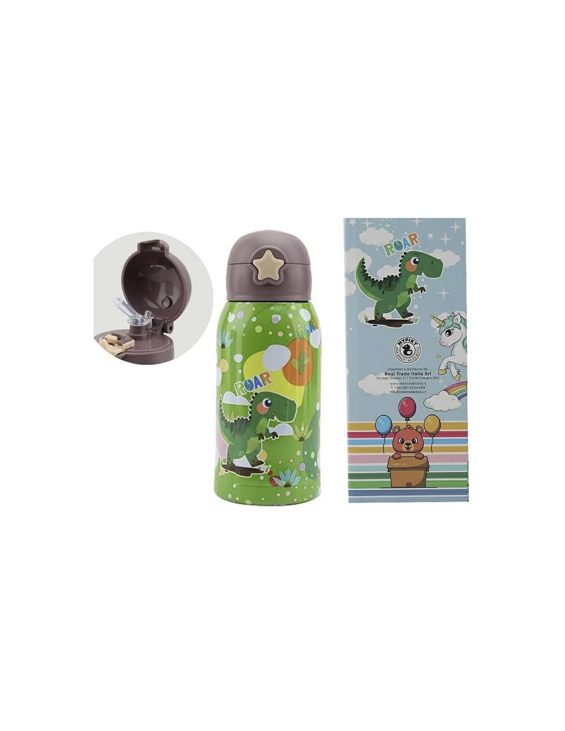 BORRACCIA TERMICA MPBB05 500ML DINOSAURO su TreG Ingrosso