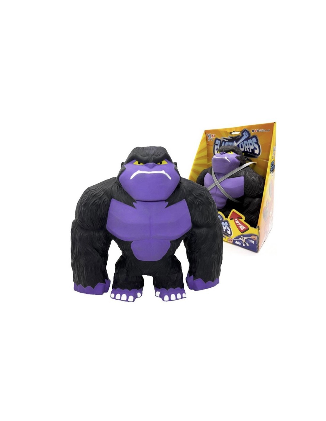 ELASTIKORPS MAXI GORILLA BONGO NERO/VIOLA su TreG Ingrosso