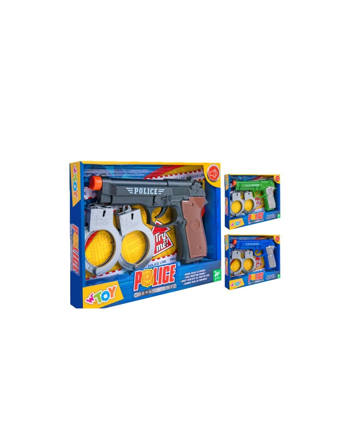 PISTOLA 41460 CON MANETTE COLORI ASSORTITI su TreG Ingrosso