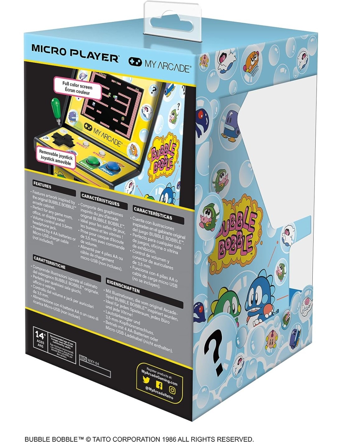 MICRO PLAYER 6,75 BUBBLE BOBBLE