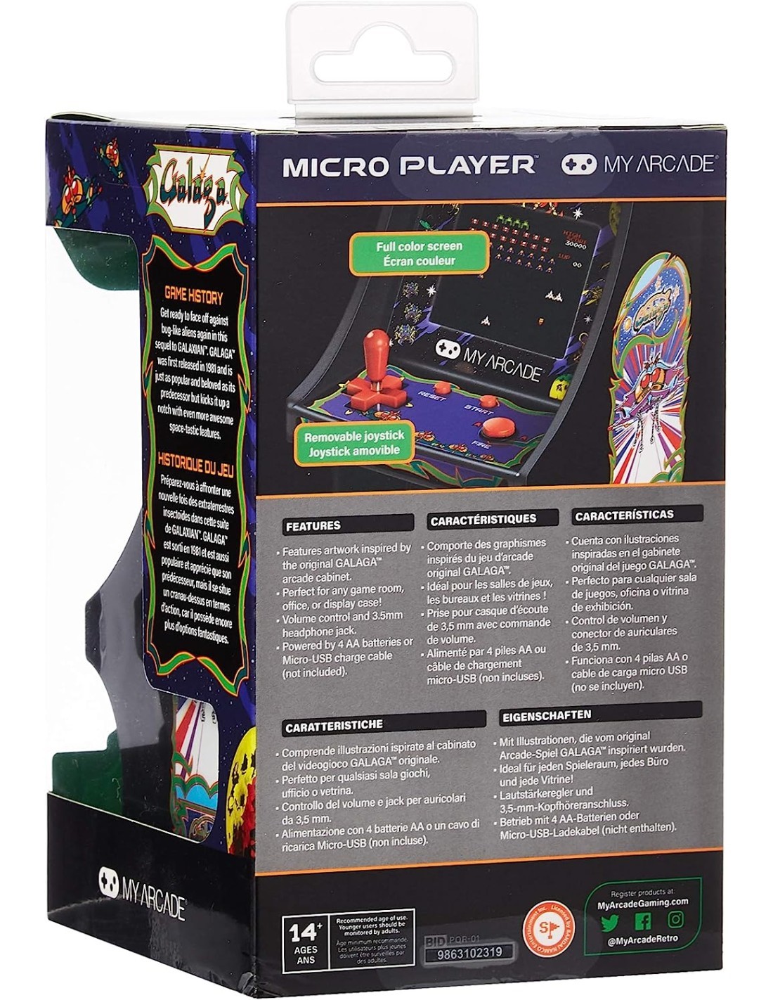MICRO PLAYER 6,75 GALAGA