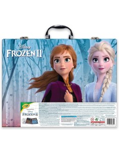 VALIGETTA, FROZEN 2, SET CREATIVO CON PENNARELLI, MATITE E PASTELLI