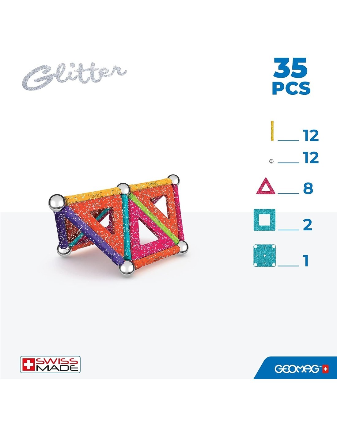 GEOMAG 535 COSTRUZIONI GLITTER 35PZ