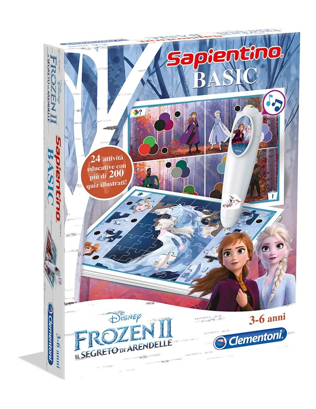 SAPIENTINO DISNEY FROZEN 2 PENNA BASIC 16237 CLEMENTONI su TreG Ing...