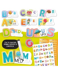 CAROTINA GLI UTILISSIMI MIO PRIMO ALFABETO, IMPARA L’ALFABETO