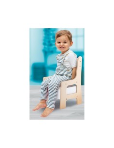 Montessori Wood Toy Box Chair, Sedia in Legno con Cassetto Portagiochi, Gioco Educativo Montessori, Sedia Sicura e Resistente
