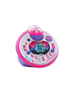 Karaoke Kidi Superstar Lightshow, Microfono Regolabile con Disco Ball Luminosa e Tecnologia Magic Voice, Karaoke per Bambini