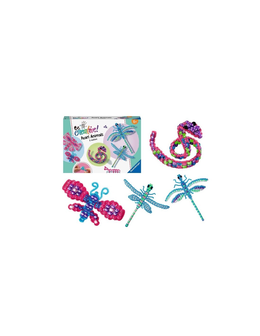 BE CREATIVE 18247 PEARL ANIMALS FANTASY