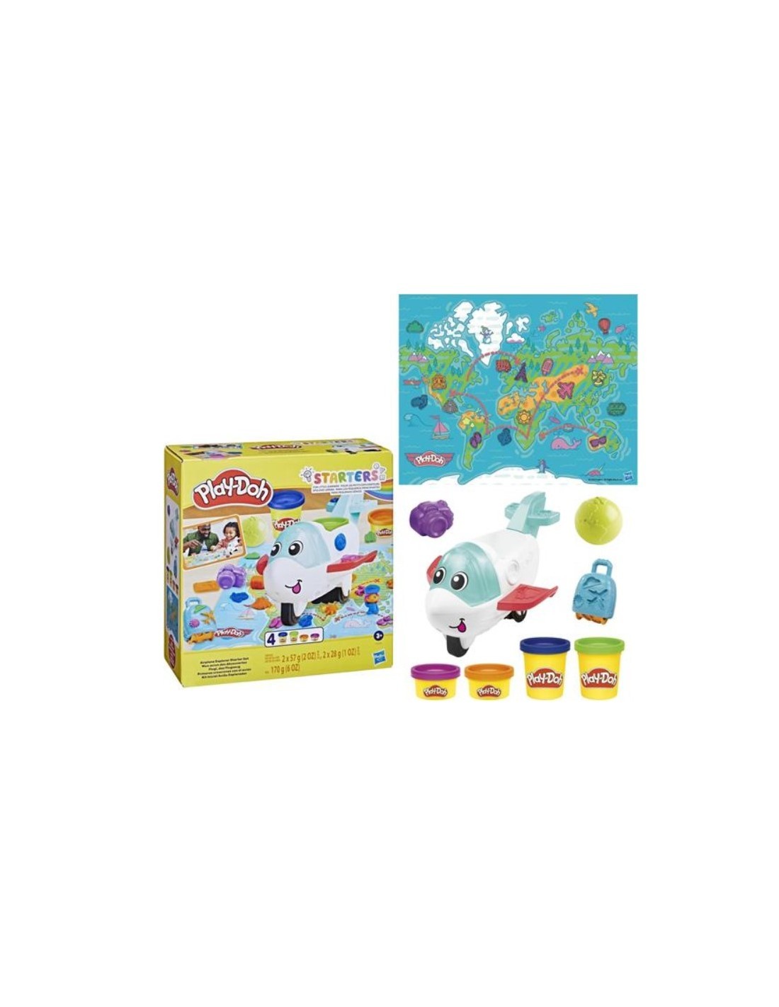 PLAYDOH F8804 AEROPLANO ESPLORATORE STARTER SET