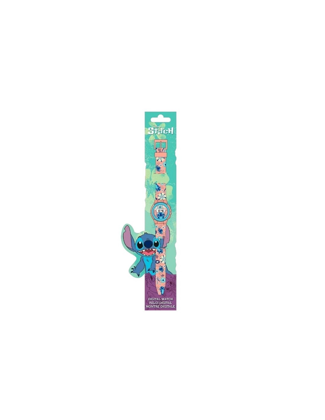 Orologio Digitale Bambini Stitch – Display LED, Cinturino Regolabile