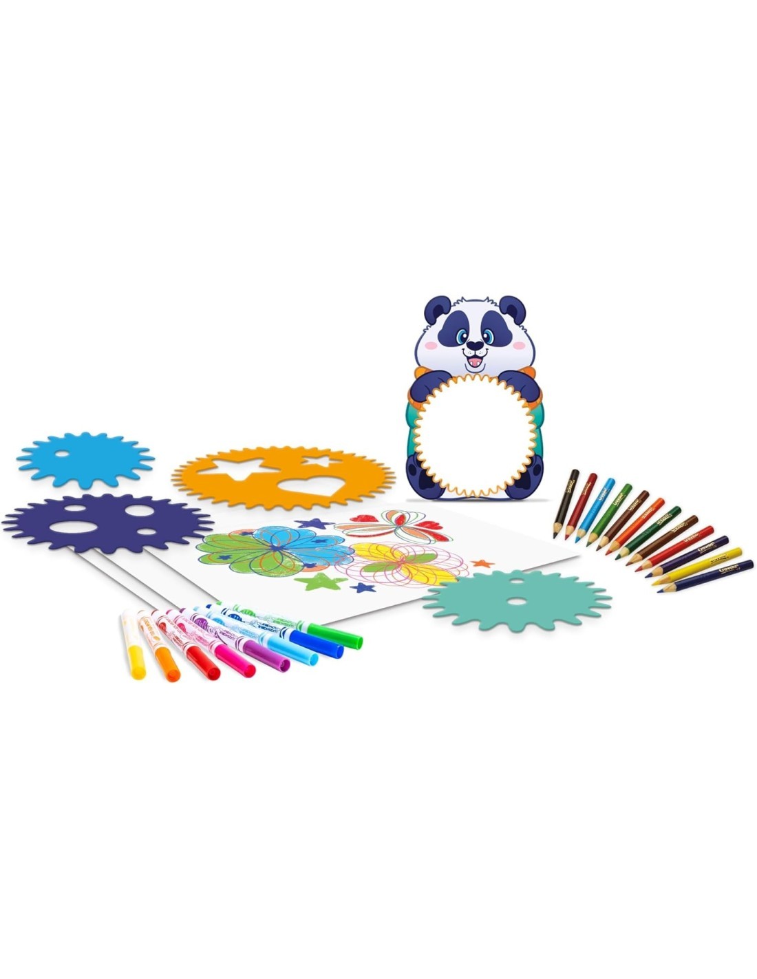 KIT PER COLORARE SET SPIRALI E MANDALA, CRAYOLA