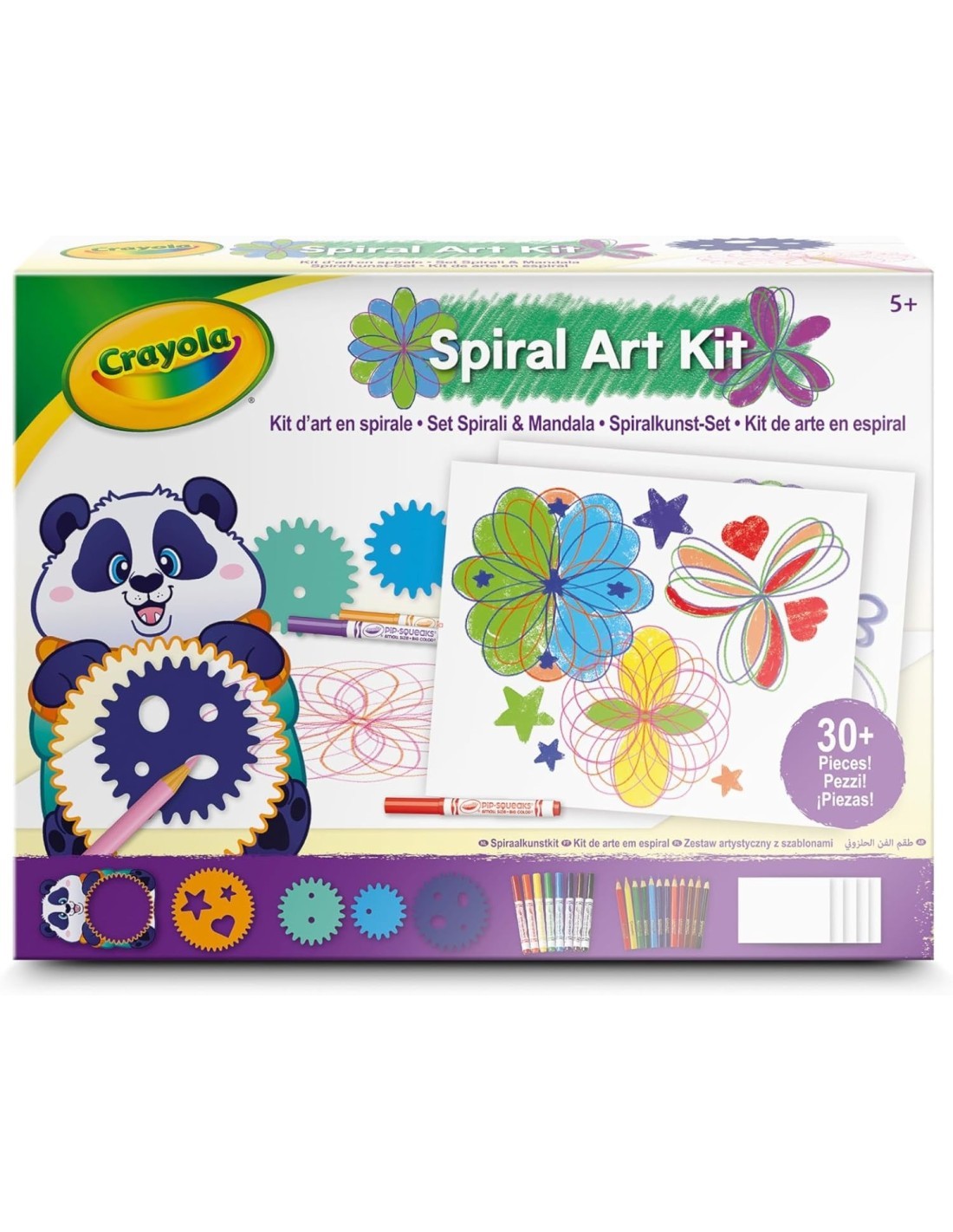 KIT PER COLORARE SET SPIRALI E MANDALA, CRAYOLA