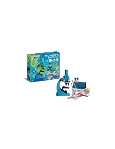SCIENZA E GIOCO CLEMENTONI, MICROSCOPIO SUPER, KIT SCIENTIFICO, BAMBINI 8+ ANNI, 100X, 400X, 1200X, 33X25X10 CM