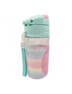 Bottiglia Arcobaleno Unicorno Fisher-Price 350 ML, Borraccia con Cannuccia, PVC Durevole e Sicuro, Design Allegro e Fantasioso 2