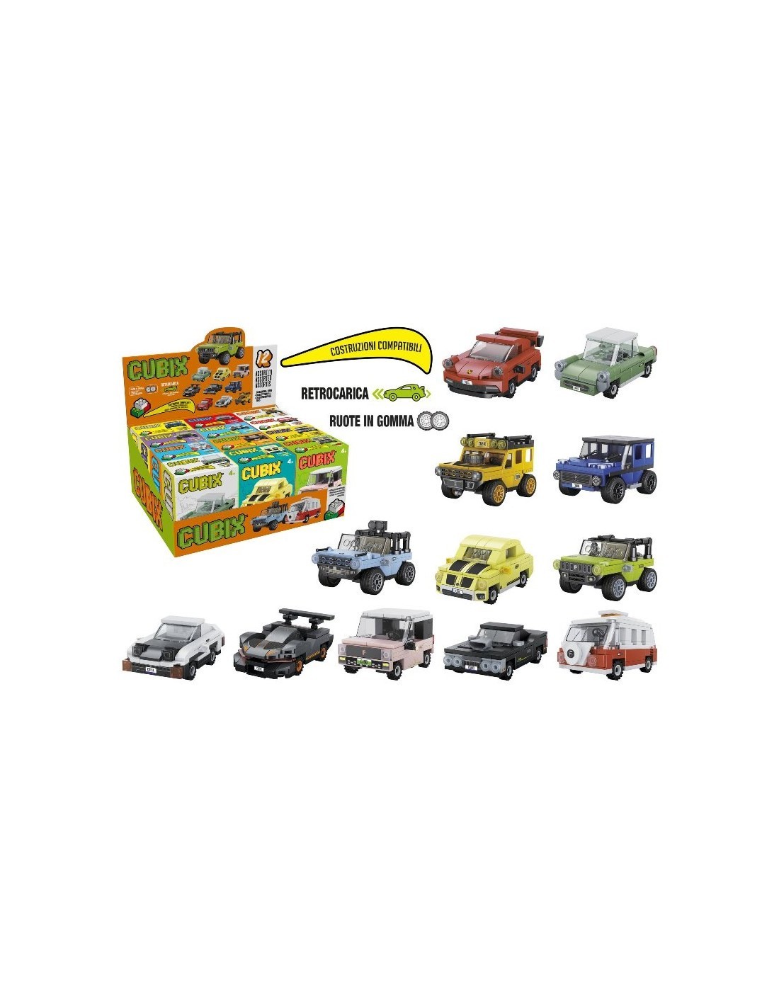CUBIX 42464 AUTO RETROCARICA ASSORTITO