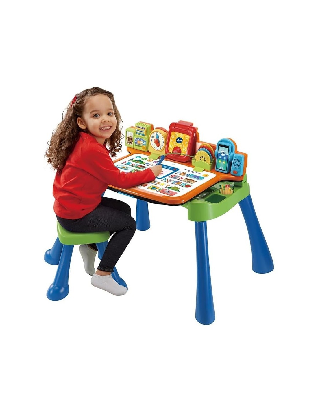 VTech Magico Tavolo Interattivo ToccaImpara - Tavolo Multiattività 5 in 1 per Bambini 3-6 Anni