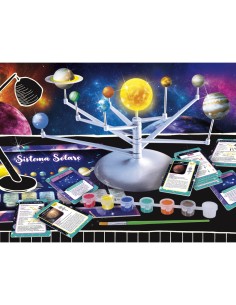 I'M GENIUS LABORATORIO DELLO SPAZIO, MODELLINO SISTEMA SOLARE, COLORI, CARDS, POSTER, MANUALE ILLUSTRATO