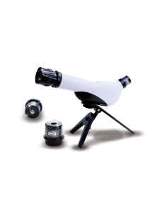 I'M GENIUS TELESCOPIO CON OTTICHE INTERCAMBIABILI, TREPPIEDI, POSTER, MANUALE ILLUSTRATO