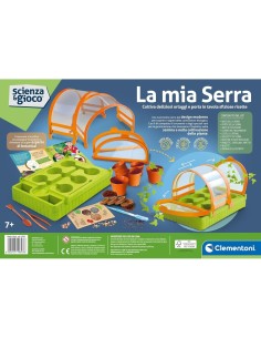 SCIENZA E GIOCO CLEMENTONI,  LA MIA SERRA, LABORATORIO DI BOTANICA, BAMBINI 7+ ANNI, SEMI BIOLOGICI, GIOCO EDUCATIVO 2