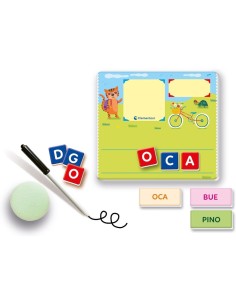 Sapientino Montessori Clementoni – Imparo a Scrivere per Bambini 4-6 Anni con Lavagna e Lettere Sagomate