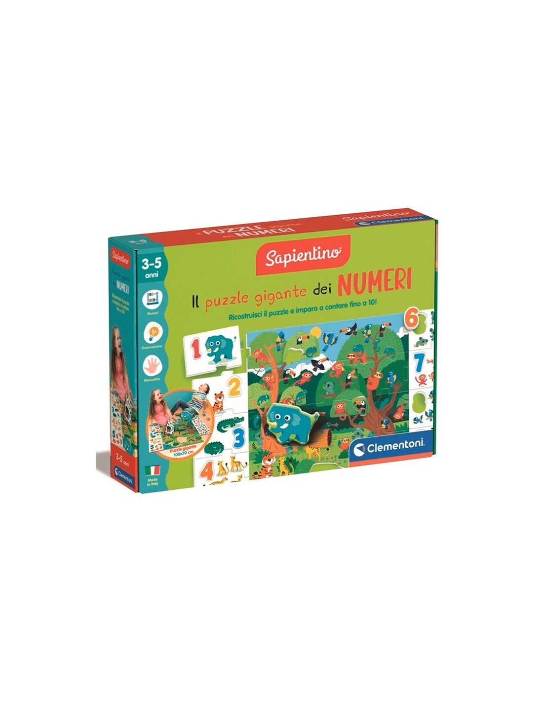 SAPIENTINO 16875 PUZZLE GIGANTE DEI NUMERI