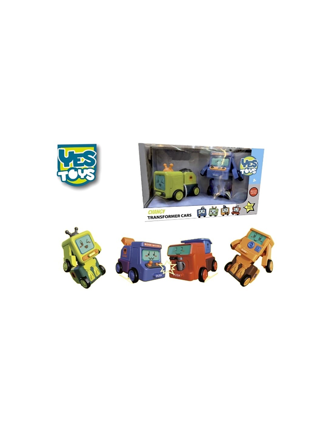 YES TOYS YES52219 CHANGY VEICOLI TRASFORMABILI