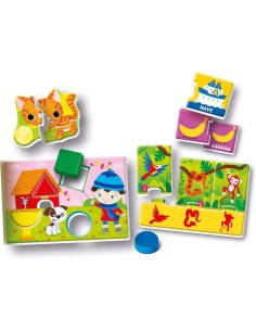 Clementoni Sapientino Montessori Primi Giochi – Cofanetto Educativo 1-3 Anni