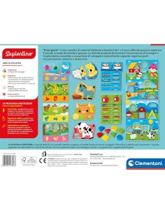 Clementoni Sapientino Montessori Primi Giochi – Cofanetto Educativo 1-3 Anni