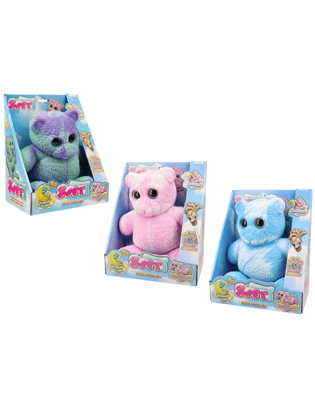 STRETCHAPALZ TE001000 ORSETTO MORBIDO 28CM ASSORTITO