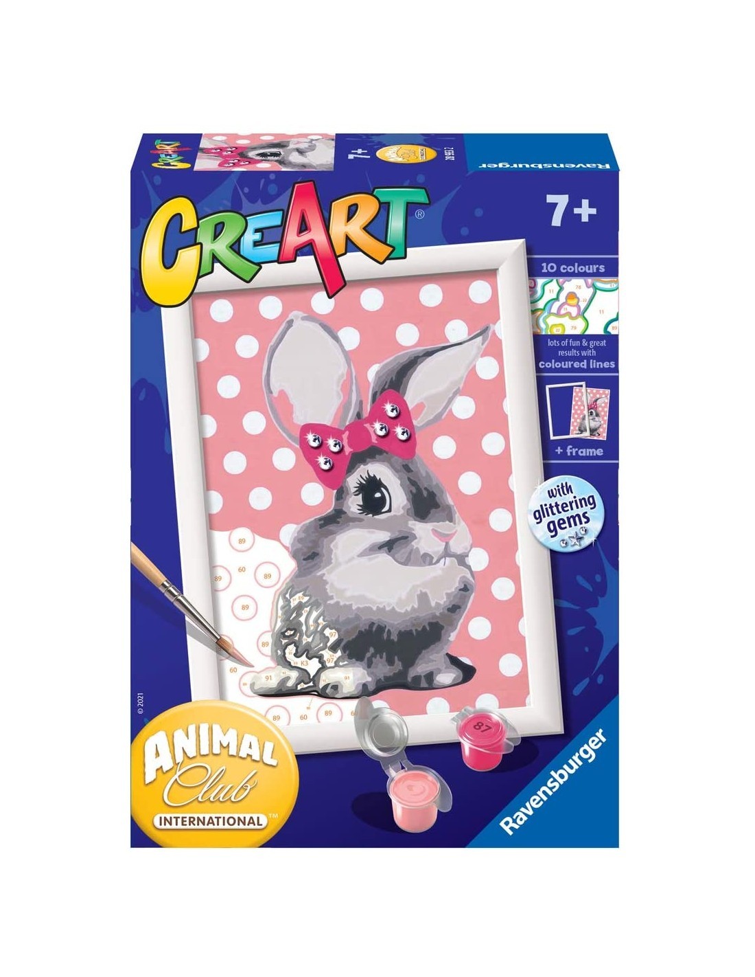 CREART 28933 13X18 CONIGLIETTA su TreG Ingrosso