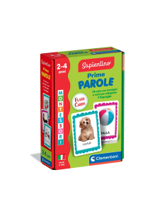 CLEMENTONI SAPIENTINO PRIME PAROLE FLASHCARDS
