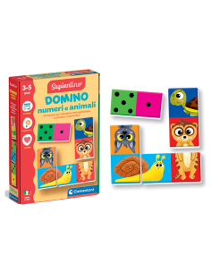 SAPIENTINO 16841 DOMINO LETTERE E ANIMALI