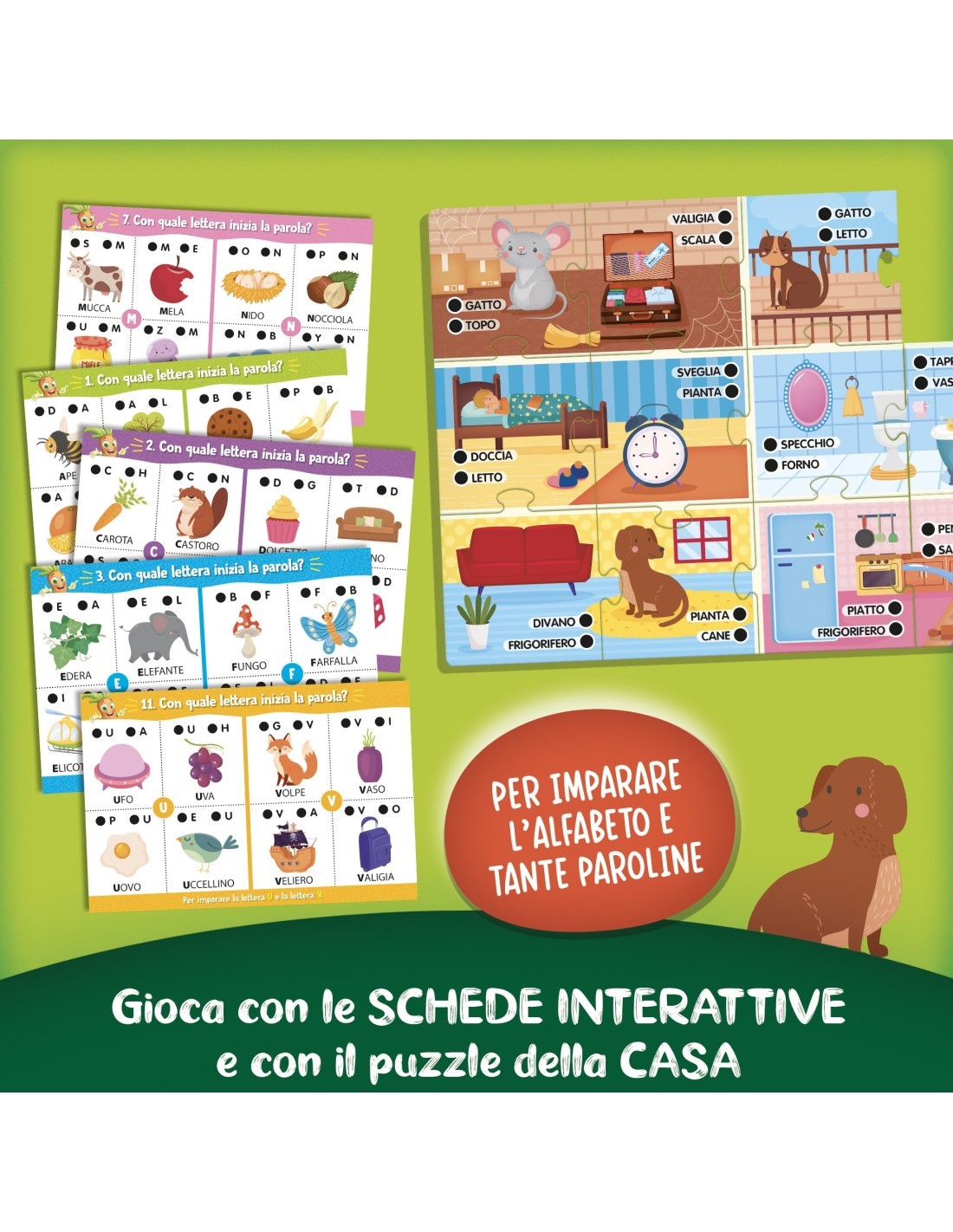 CAROTINA ALFABETO INTERATTIVO CON PENNA PARLANTE