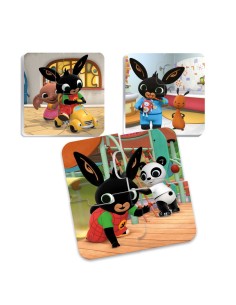 BING GAMES, BING FIRST PUZZLE, PUZZLE PER BAMBINI, 6 PEZZI, AUTOCORRETTIVO