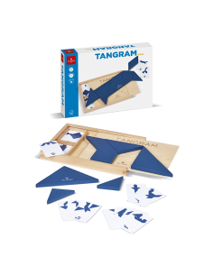 GIOCO LEGNO 054149 TAGRAM BLU