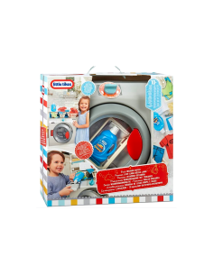 LAVATRICE REALISTICA, GIOCATTOLO INTERATTIVO, 7 ACCESSORI PER IL BUCATO, SUONI VINTAGE, GIOCO EDUCATIVO, BAMBINI 2+ ANNI